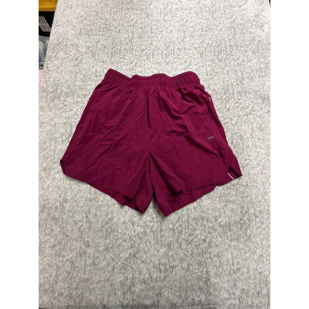 DSG Mens 5" Stride Run Short Raspberry Sherbet Pink Magenta Medium NWT